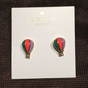Kate Spade Up Up and Away hot air balloon earrings